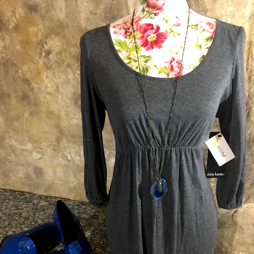 Daisy Fuentes Babydoll Inspired Dress Sz M - Picture 3 of 8